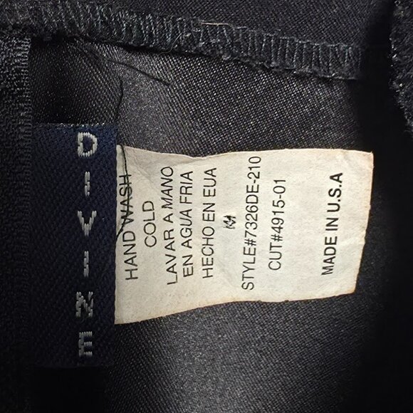 Vintage Divine Skirt Women’s M Black Faux Suede Maxi Long Whipstitch Trim USA - Picture 9 of 10